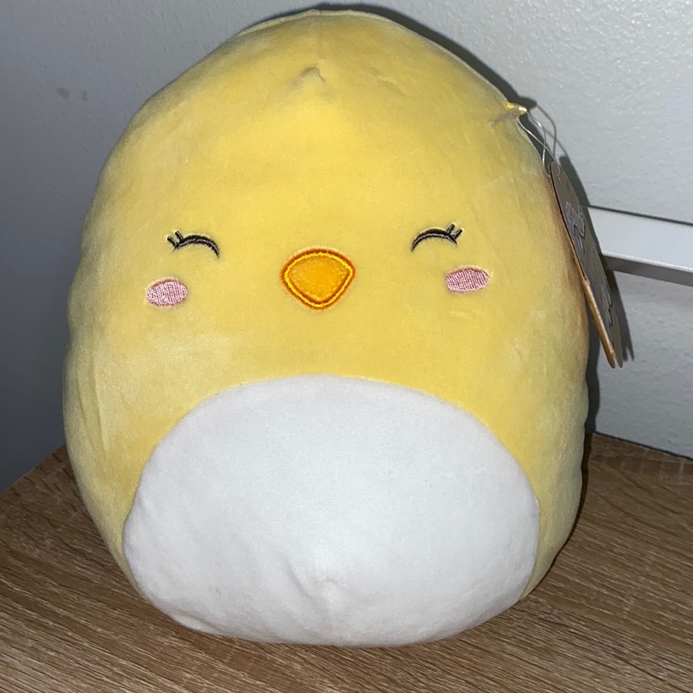 Squishmallows Baby Chick Ava with rattle
